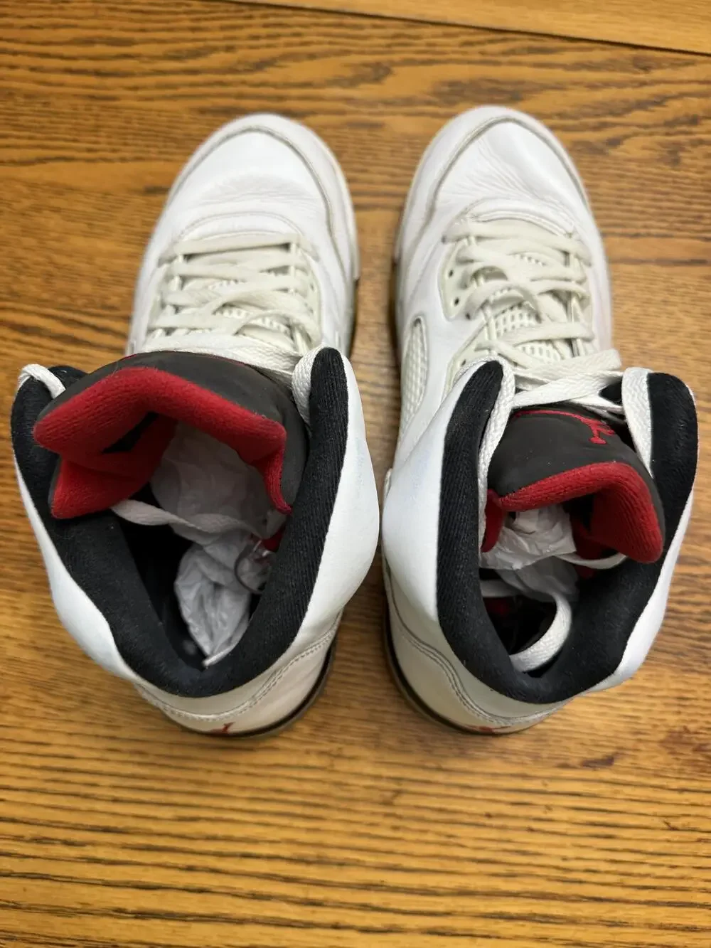 Air Jordan 5 Retro Fire Red Shoes Mens Size 13 136027-104 OG 2013 Sneakers
